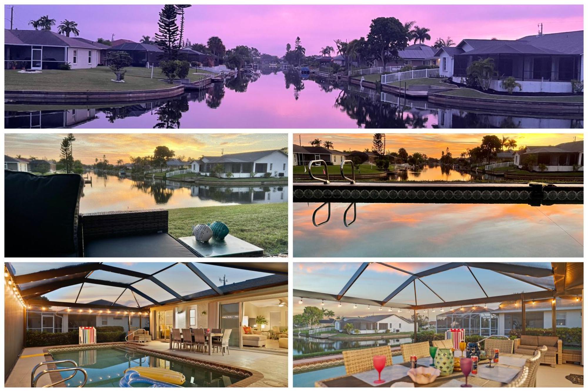Serenity Waterfront Villa With King Suite, Private Pool, Great Lanai Enclosure And Long Water Views 珊瑚角 外观 照片